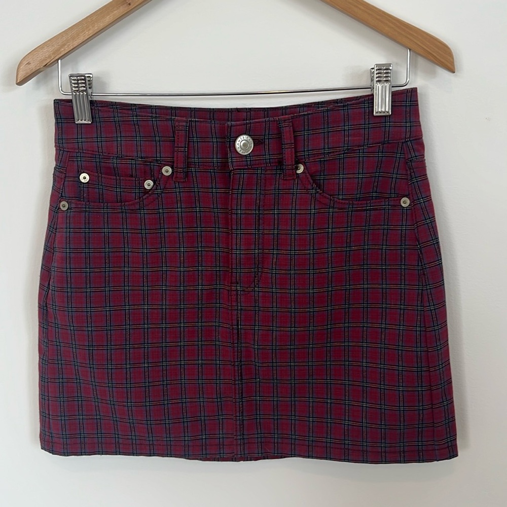 American Eagle plaid mini skirt size 0